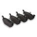 Audi A3 A1 VW Golf Polo Skoda Fabia Seat Ibiza Bromsbelägg Fram [SKAD-1018]